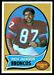 1970 Topps Rich Jackson football card