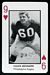 1970s Littelfuse Playing Cards Chuck Bednarik football card