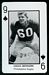 1970s Littelfuse Playing Cards Chuck Bednarik football card