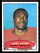 1971 Bazooka Larry Brown football card