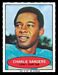 1971 Bazooka Charlie Sanders football card