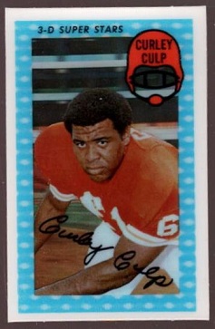Curley Culp 1971 Kellogg's pre-rookie football card