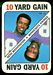 1971 Topps Game Gene Washington football card