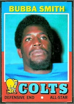 Bubba Smith 1971 Topps football card