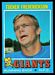 1971 Topps Tucker Frederickson football card