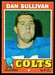 1971 Topps Dan Sullivan football card