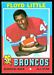 1971 Topps football card #110: Floyd Little