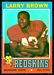 1971 Topps football card #115: Larry Brown