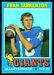 1971 Topps football card #120: Fran Tarkenton