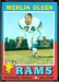 1971 Topps Merlin Olsen football card