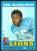 1971 Topps football card #127: Earl McCullouch