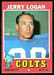 1971 Topps Jerry Logan football card