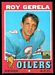 1971 Topps Roy Gerela football card