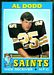 1971 Topps football card #146: Al Dodd