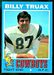 1971 Topps Billy Truax football card