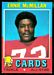 1971 Topps Ernie McMillan football card