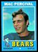 1971 Topps football card #176: Mac Percival