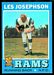 1971 Topps Les Josephson football card