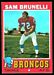 1971 Topps Sam Brunelli football card