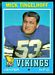 1971 Topps Mick Tingelhoff football card