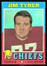 1971 Topps Jim Tyrer football card