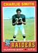 1971 Topps Charlie Smith football card