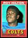 1971 Topps Roy Hilton football card