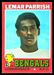 1971 Topps football card #233: Lemar Parrish