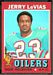 1971 Topps Jerry LeVias football card