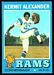 1971 Topps Kermit Alexander football card