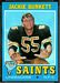 1971 Topps football card #251: Jackie Burkett