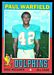 1971 Topps Paul Warfield football card