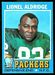 1971 Topps Lionel Aldridge football card