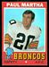1971 Topps Paul Martha football card