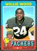 1971 Topps Willie Wood football card