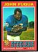 1971 Topps John Fuqua football card