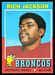 1971 Topps Rich Jackson football card
