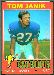 1971 Topps Tom Janik football card