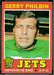 1971 Topps football card #98: Gerry Philbin