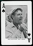 Shug Jordan 1972 Auburn Playing Card