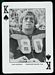 1972 Auburn Playing Cards Dan Nugent football card