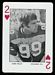 1972 Auburn Playing Cards Eddie Welch football card