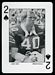 1972 Auburn Playing Cards Mike Neel football card