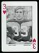 1972 Auburn Playing Cards football card #3H: Rusty Fuller