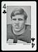1972 Auburn Playing Cards Bruce Evans football card