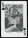 1972 Auburn Playing Cards football card #5C: David Beverly