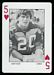 1972 Auburn Playing Cards Mike Fuller football card