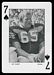 1972 Auburn Playing Cards Jay Casey football card
