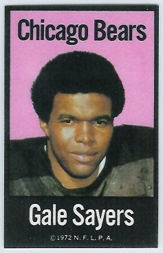 Gale Sayers 1972 NFLPA Iron On