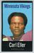 1972 NFLPA Iron Ons Carl Eller football card
